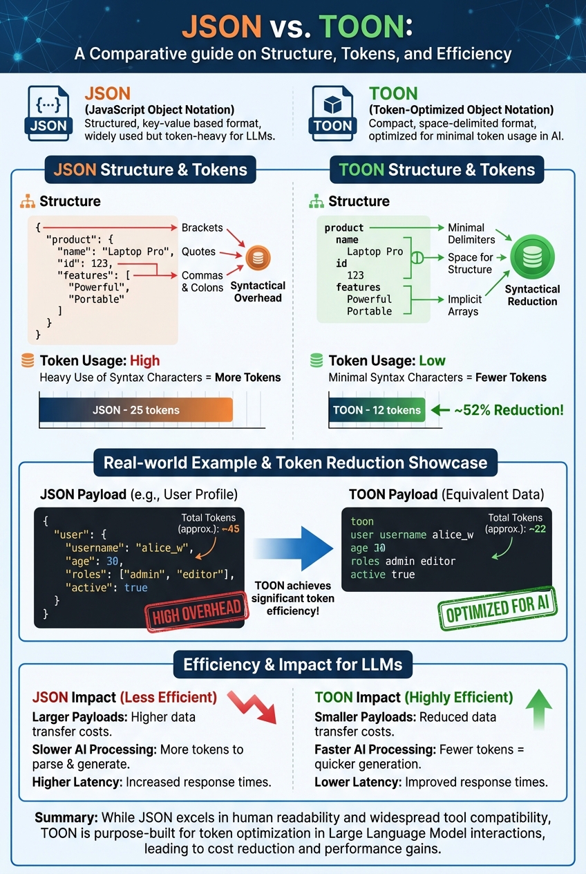 Boost Efficiency: TOON vs JSON Prompting Guide - No Nirvana Digital